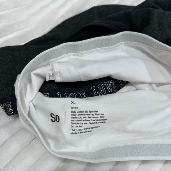 Girls SO Racerback Sports Bras 2-Pack XL NWT - Picture 2 of 4